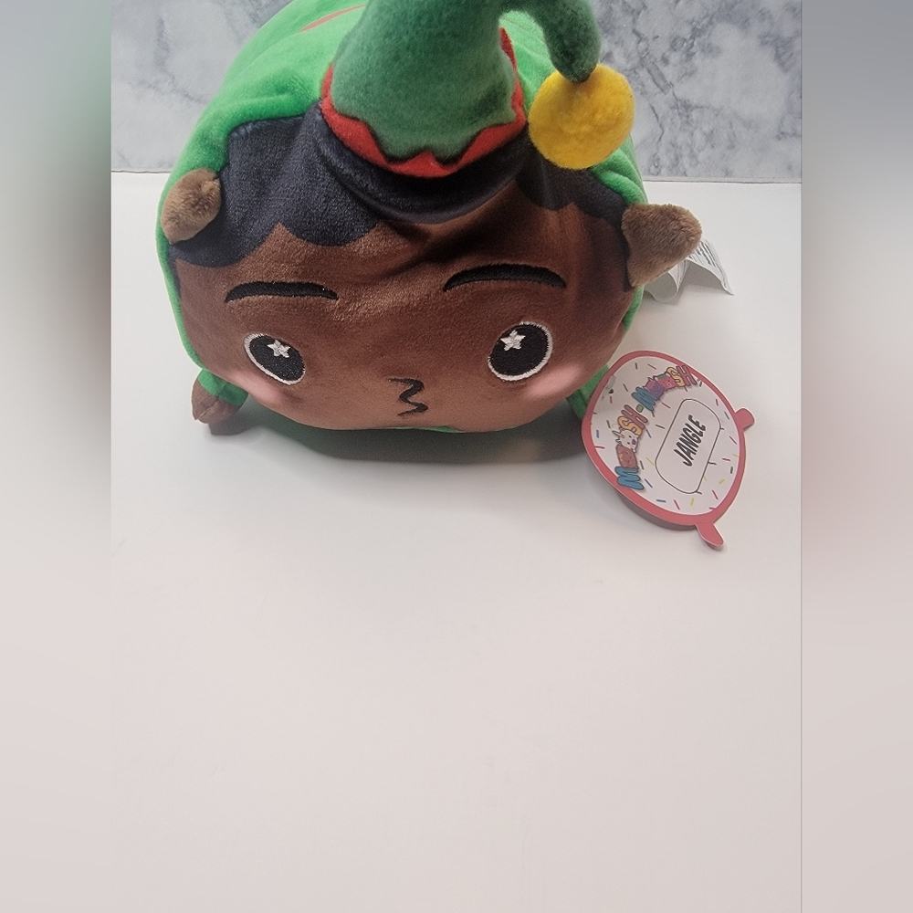 Moosh Moosh Jangle stuffed Plush Christmas Elf Pillow 8"